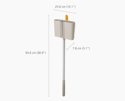 Furlune Wall-Mounted Broom, Dustpan & Brush Set