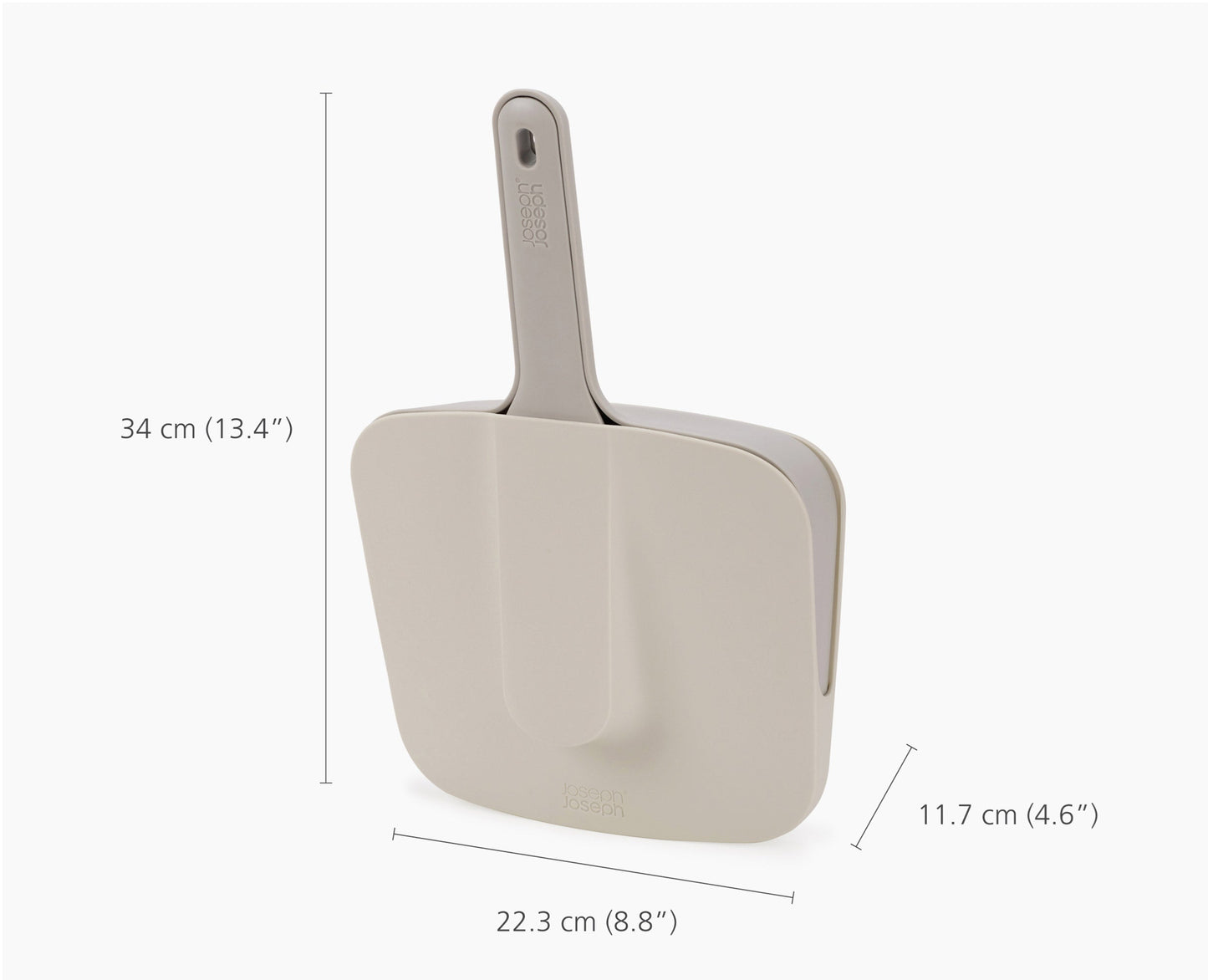 Furlune Wall-Mounted Broom, Dustpan & Brush Set